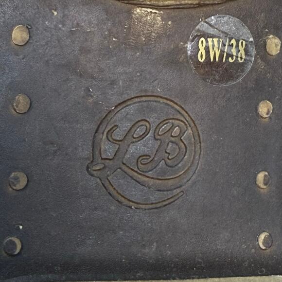 Lucky Brand Basel Bootie Women’s 8 Brown Leather Ankle Boots Zip Block Heel - Picture 6 of 12